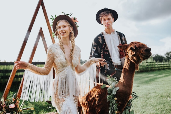 long dress with sleeves Arabesque Long Sleeve Lace Wedding Dress Sheath by Claire Pettibone