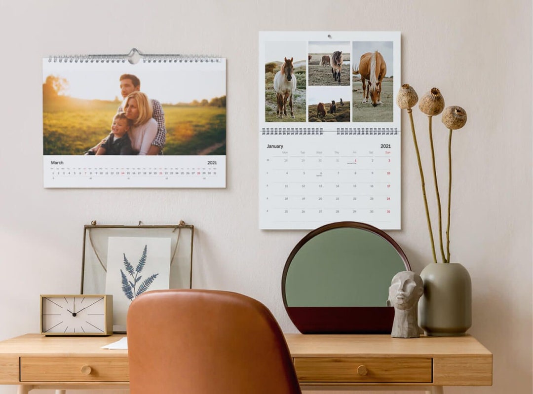 Personalised Wall Calendars 2024 Gifts for Everyone Etsy