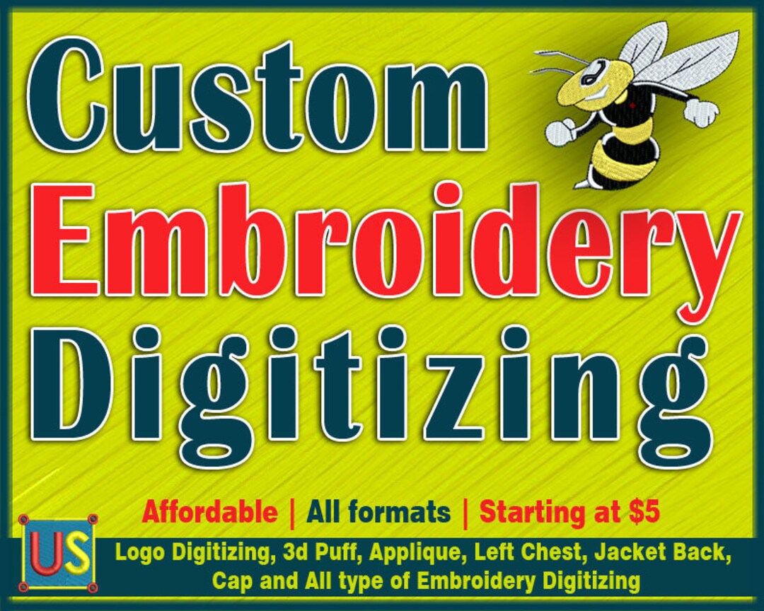 Custom Embroidery Digitizing, Custom Logo Digitizing, Embroidery ...
