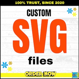Custom Design Order | Logo to Vector Conversion, Personalized SVG & PNG Files