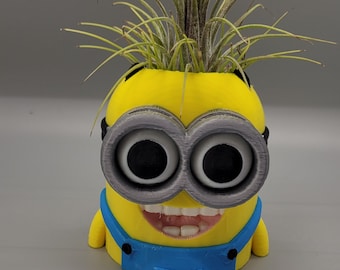 Nieuwigheid Minion Dave 3D-geprinte plantenbak/potloodhouder