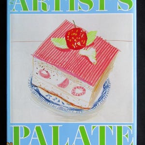 The Artist's Palate 1988 Contemporary Artists' Offbeat Cookbook Nadine Haim
