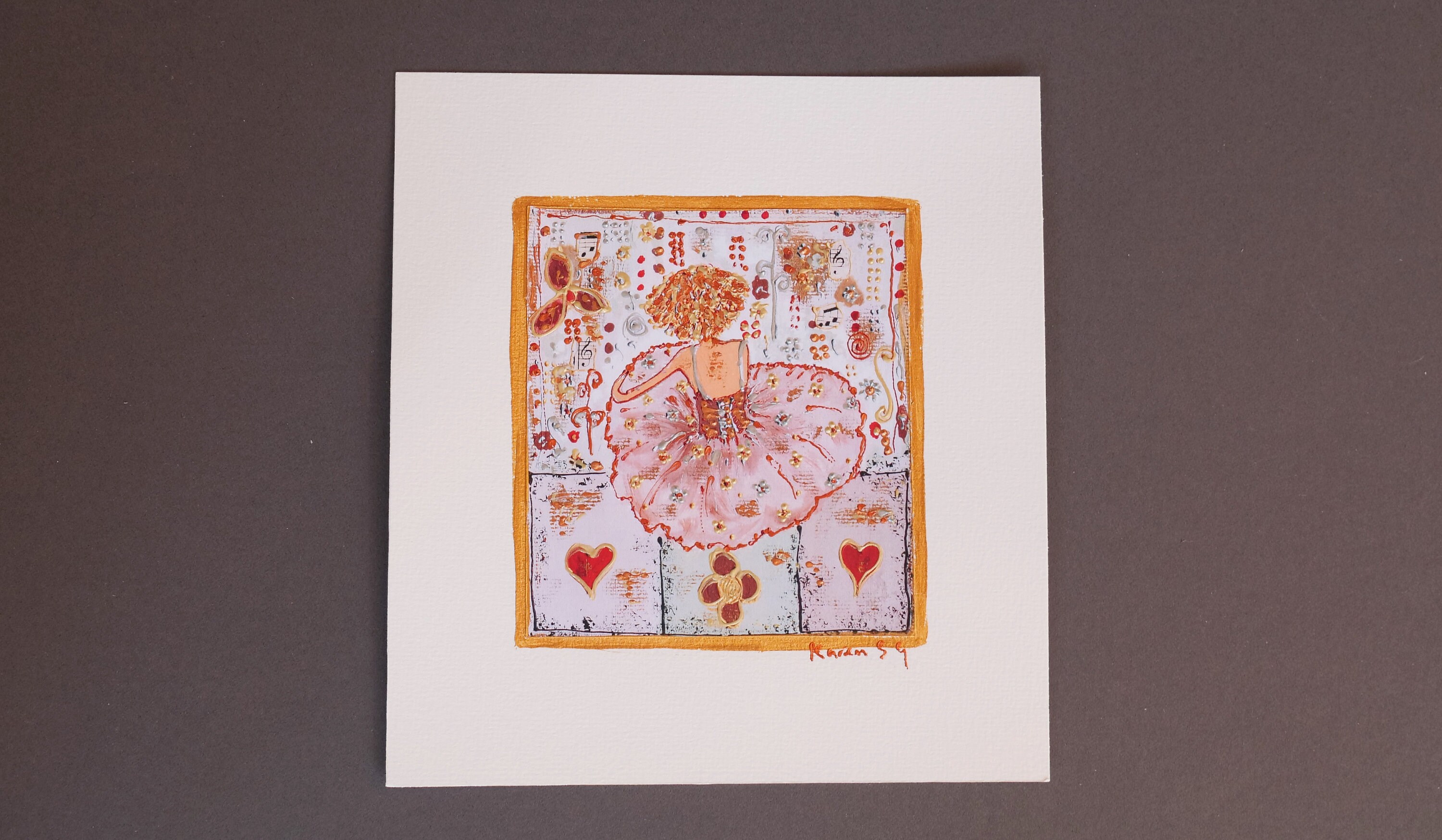 Collection Les Danseuses 01 - Reproduction à Encadrer de 17.5x16cm