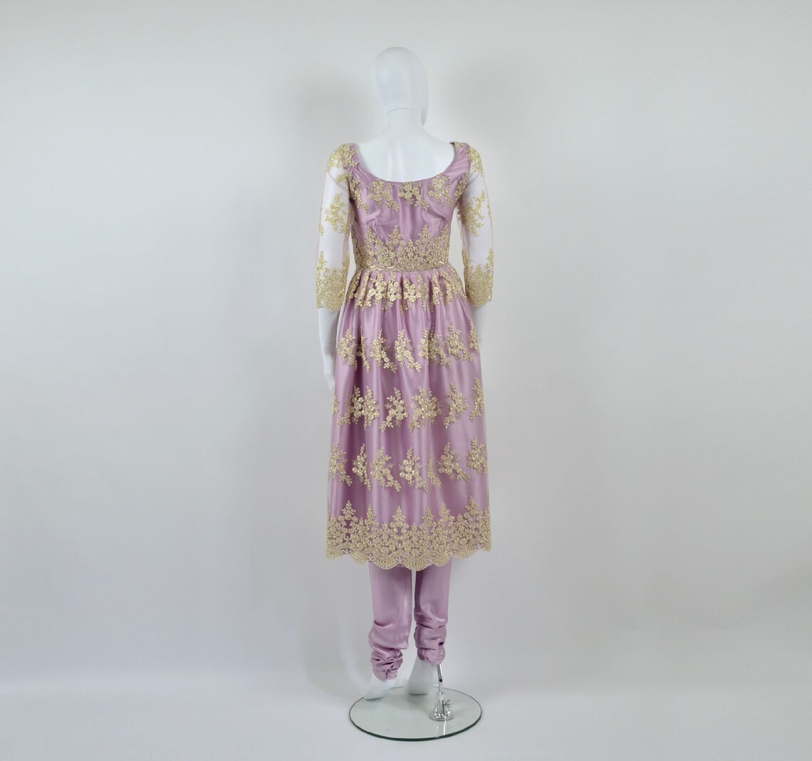 PRISHTI [L/40] - Straight Cut Kurti Set (Lavender) main image 1