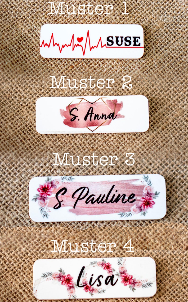 Name badge nurse personalizable and individual signs image 3