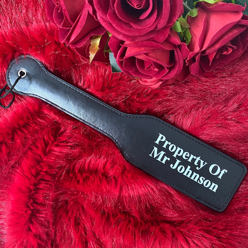 Personalised Spanking Paddle Custom BDSM Spanking Paddle Kinky Paddle 'Mature' Adult Flogging Toy Pleasure, Foreplay, Ass Paddles image 6