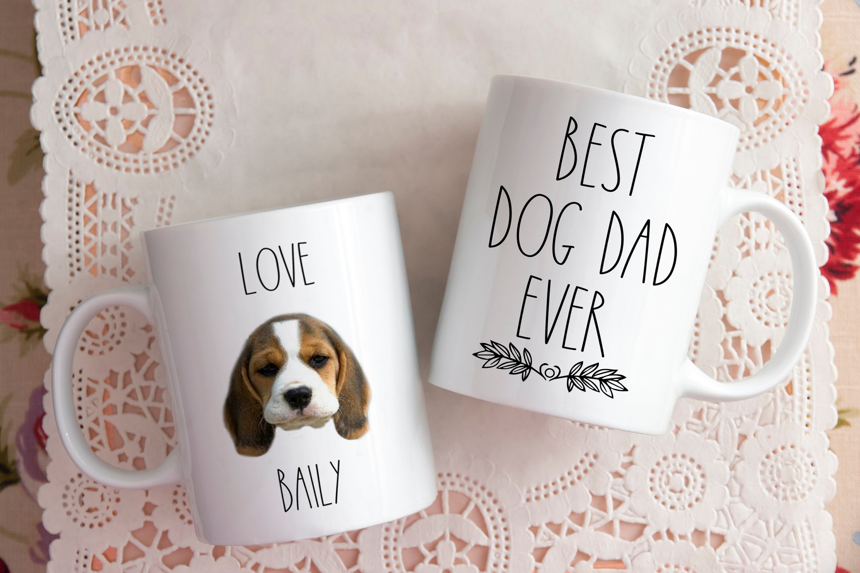 Custom Dog Dad Mug Personalized Dog Lover Gift Dog Dad Gift Etsy