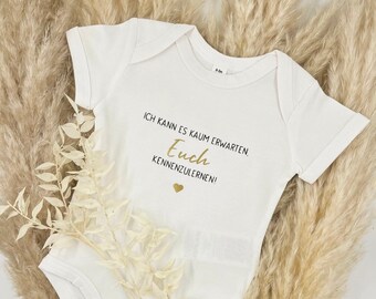 Baby bodysuit announce pregnancy, you are going to be a dad - I can hardly wait to meet you
