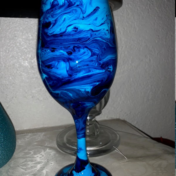 Unique Wine Glass Etsy