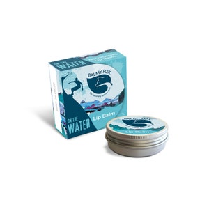 On The Water Lip Balm 15g by Balmy Fox - For Surfers, Kayakers, Sailors, Swimmers - Natural Organic Skincare for Watersports Athletes