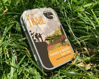 On the Trail - Hand & Body Balm Bar | Natural | Moisturising | Lotion Bar | Sport | Outdoor | Adventure | Travel