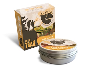 On the Trail - Hand and Foot Repair Balm - Natural Skincare Gifts For Runners, Walkers, Cyclists and Riders - Skincare for Outdoor Sports