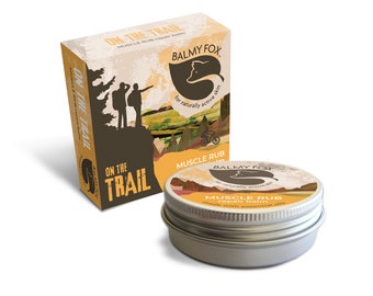 On The Trail - Muscle Rub Intensive Cream - Natural Skincare Gifts For Runners, Walkers, Cyclists and Riders - Skincare for Outdoor Sports