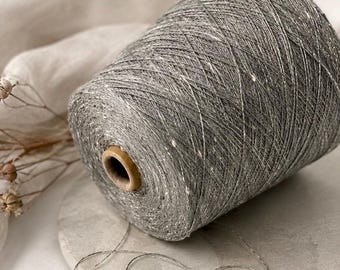 RARE FIND: Wild Tussah Silk Yarn, Loro Piana TUSSAH Silk, Luxury Italian Fiammato Lace Weight Yarn, Balls or Cones, 750m/100g