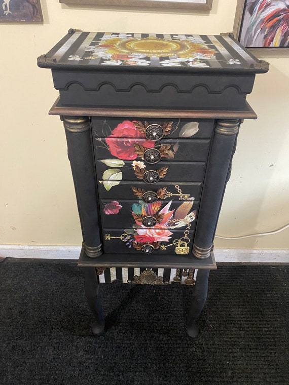 Glam cheap jewelry armoire