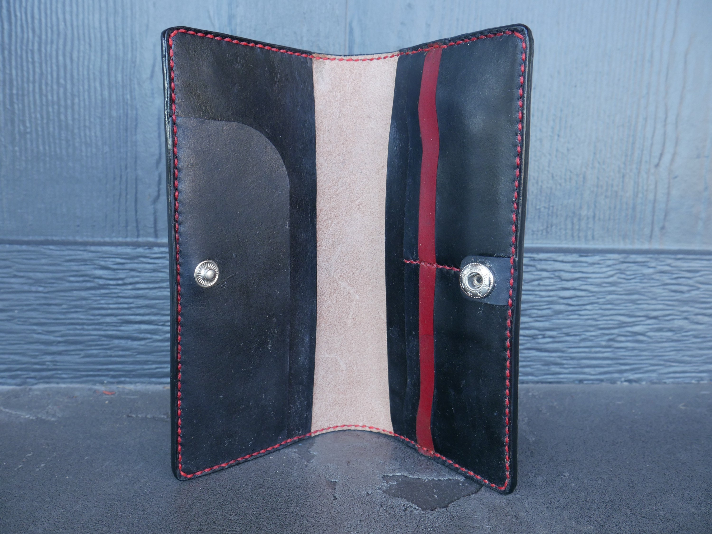 Cartera larga de cuero con herramientas Star Wars Etsy España