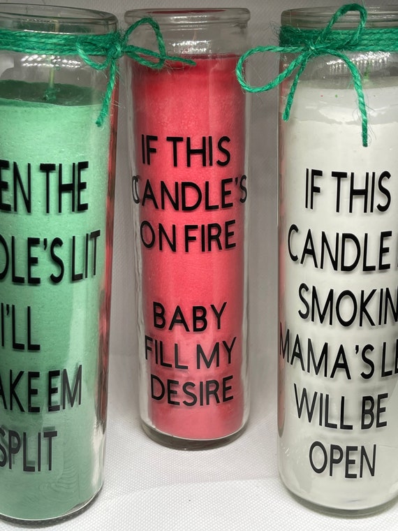 Valentines Candle Adult Candle Funny Candle Inappropriate Etsy