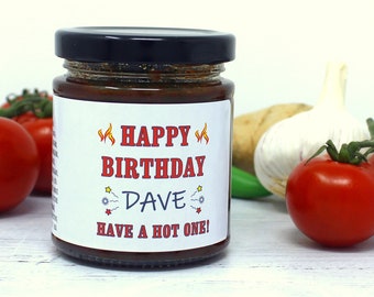 Happy Birthday - Personalised Chilli Jam