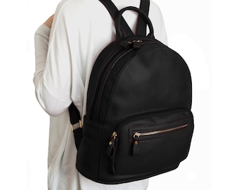 tara leather multi functional rucksack