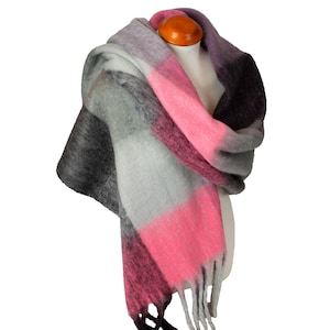 Écharpe d&#39;hiver, châle doux et épais, écharpe colorée chaude, cadeau unisexe pour elle et lui Style-10