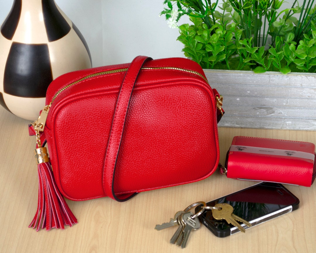 Tassel Crossbody Bag/camera Bag Shoulder Bag for Ladies Faux Etsy