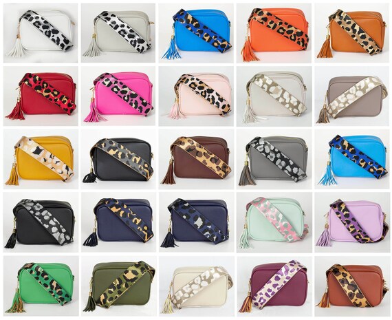 2 Straps Tassel Crossbody Bag Personalised Camera Bag Shoulder Bag