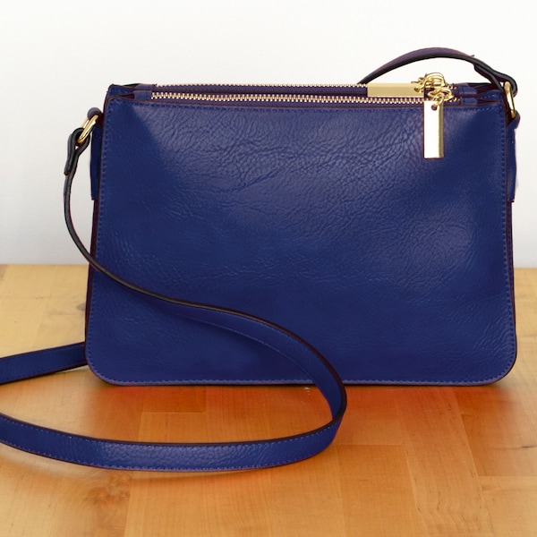 Navy Shoulder Bag Etsy