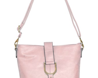 Sac à Main Bandoulière Rose Bonbon Similicuir Matelassé Avec Chaîne Dorée - Neuf Sans étiquettes