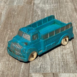 Vintage 1930s Auburn Panel Rubber Toy Truck