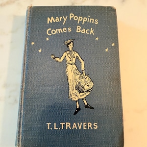 1935 Mary Poppins Come Back by P.L. Travers with the Authors Name Misprinted