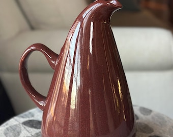 Vintage Mid Century Russel Wright Pitcher an Iconic American Modern Design in the Bean Color