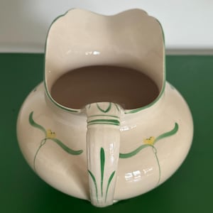 Vintage Knowles Pottery Semi Vitreous Pitcher Pattern 911