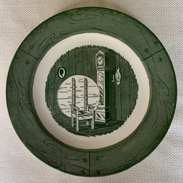 1950s Colonial Homestead Plates