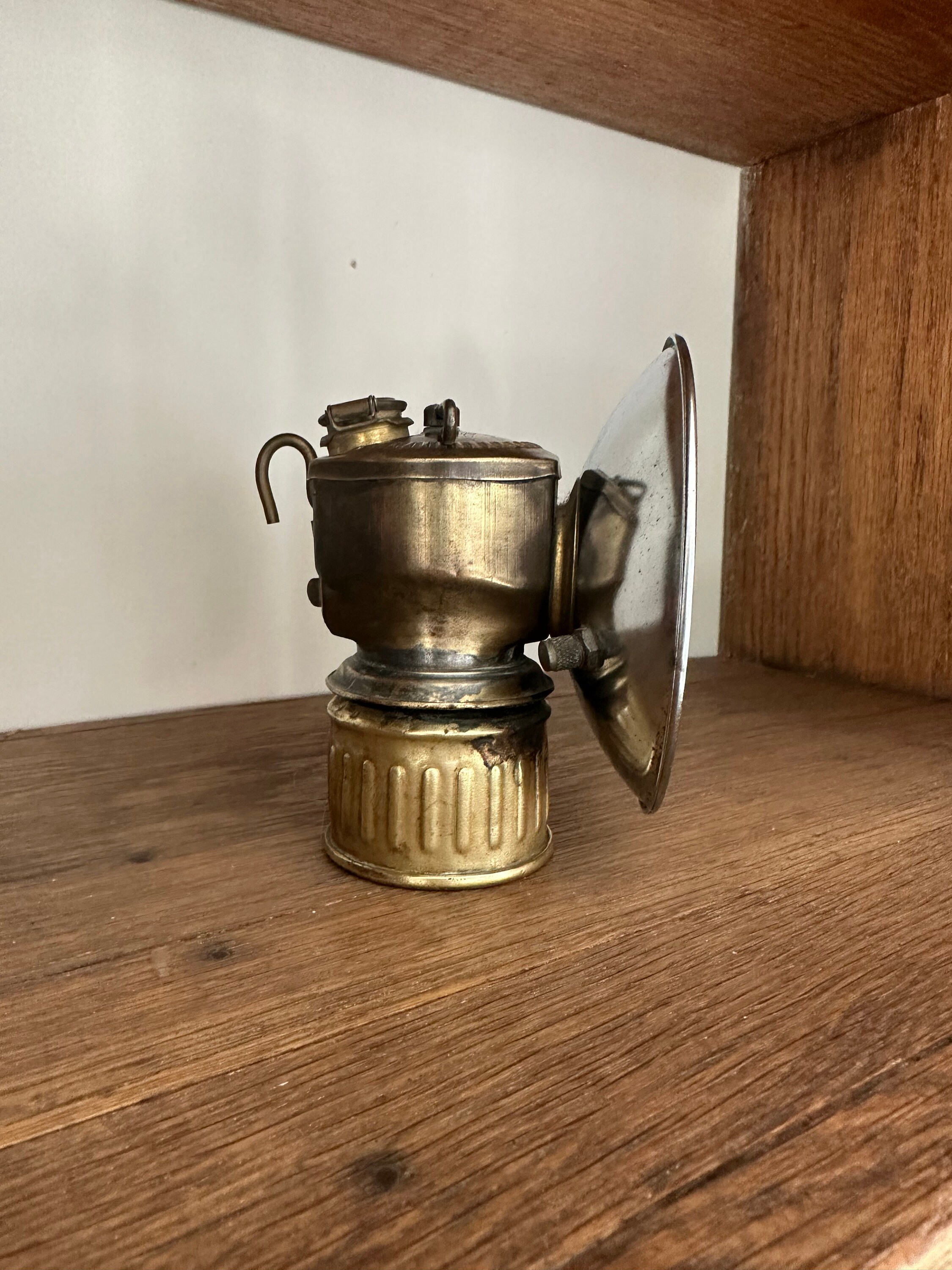 Antique Justrite Carbide Mining Lamp