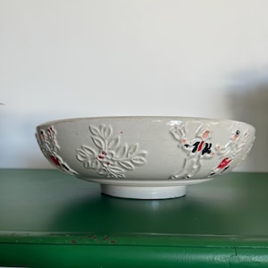 1942 Red Wing Dancing Peasants Bowl