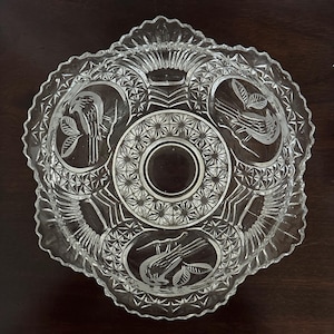 Cut Crystal Bowl by Hofbauer Crystal Co from the Byrdes Collection