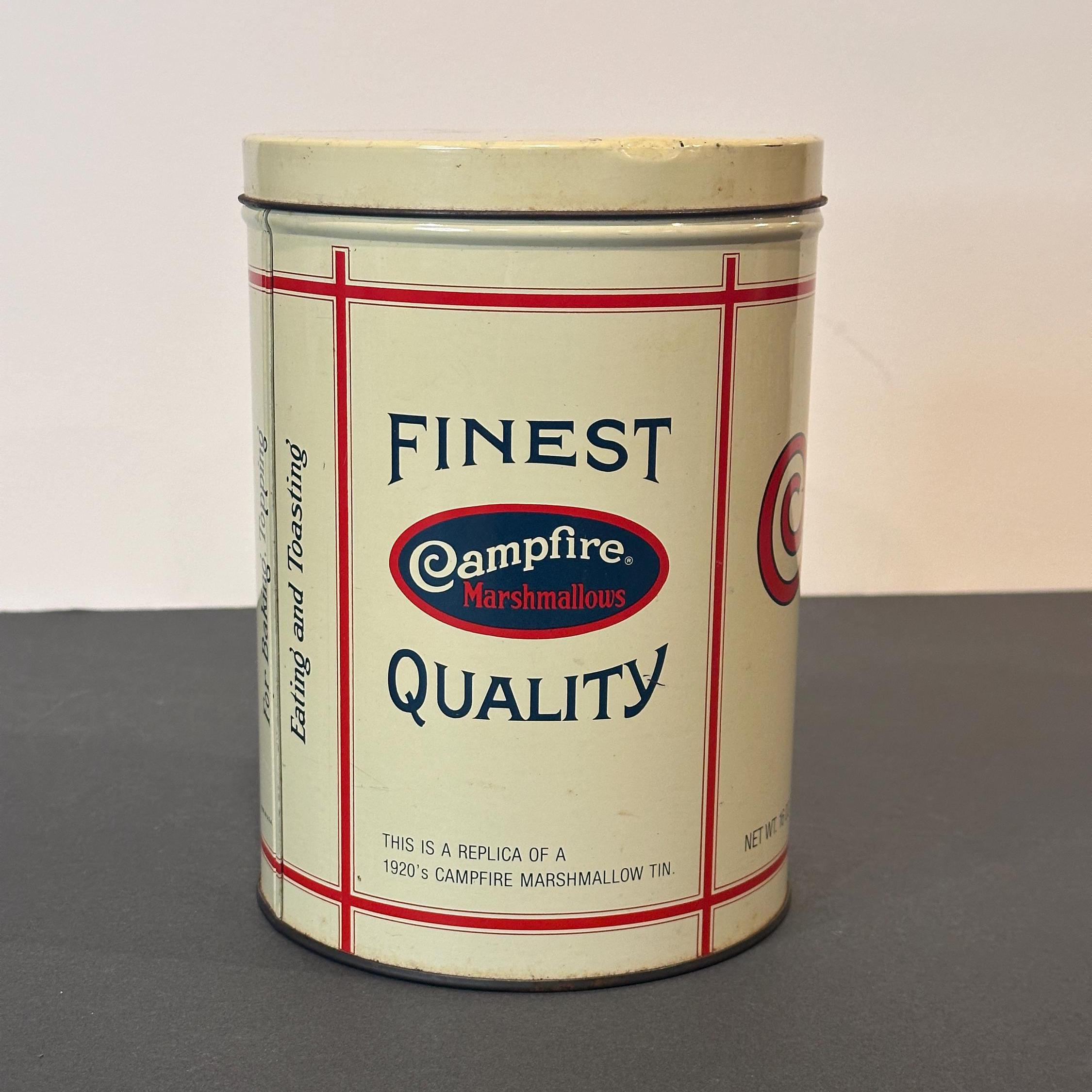 Campfire Marshmallow Replica Tin - Etsy