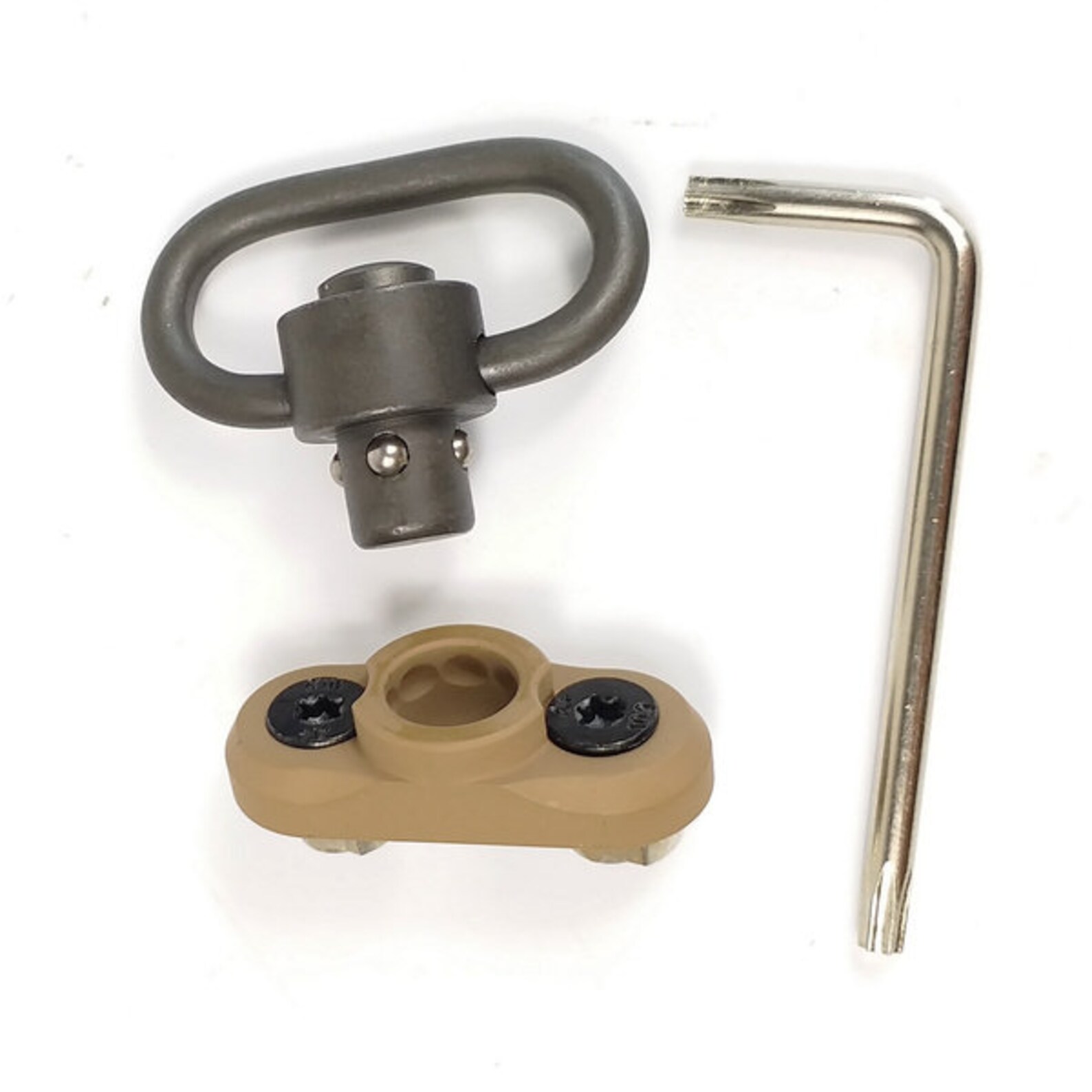 QD Sling Swivel Adapter Rail Mount Kit For MLok Slot Tan Etsy