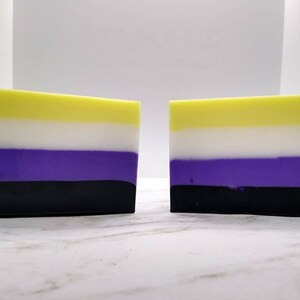 Non-binary Pride soap