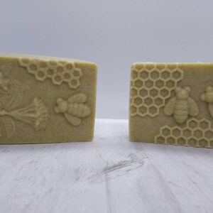 All natural goat milk, oatmeal and honey soap