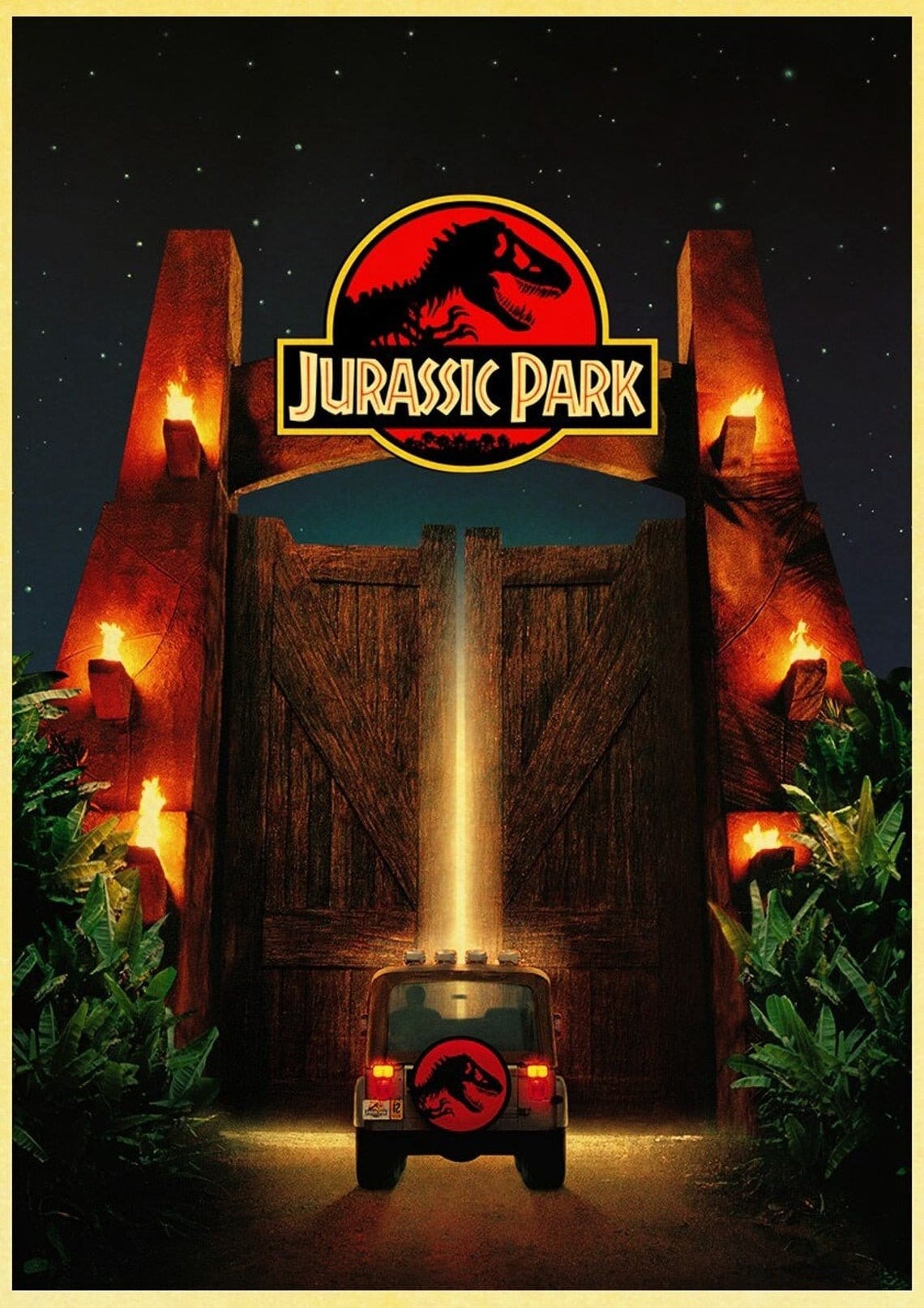 E.T. /JAWS/The Termina/Jurassic Park Spielberg Poster Wall Art | Etsy