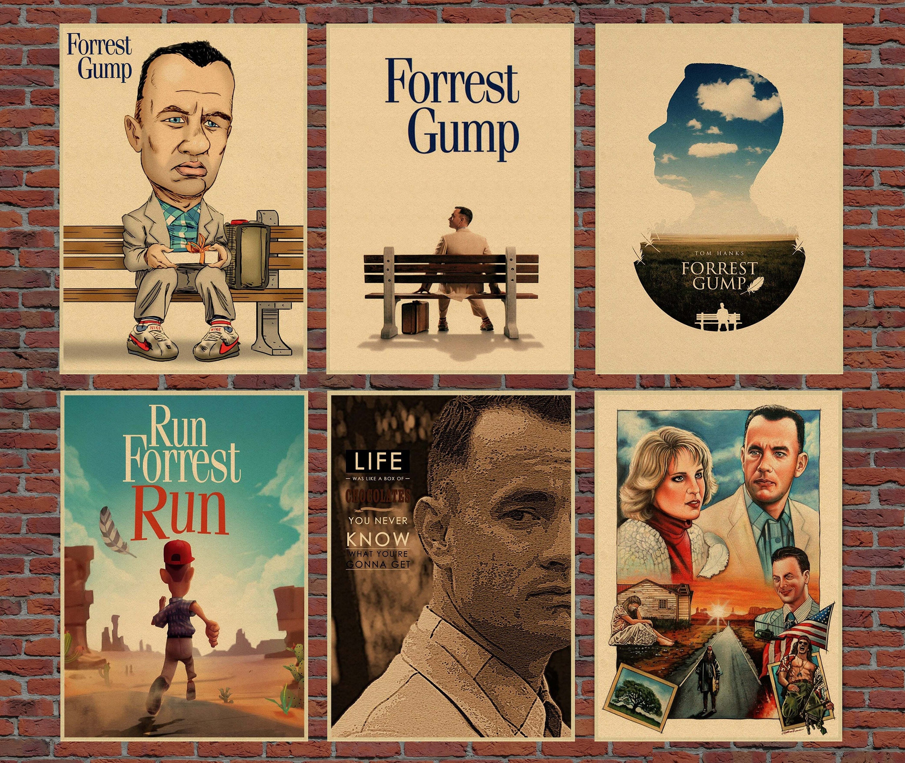 Forrest Gump Retro posters Home Décor Wall Décor Wall Etsy
