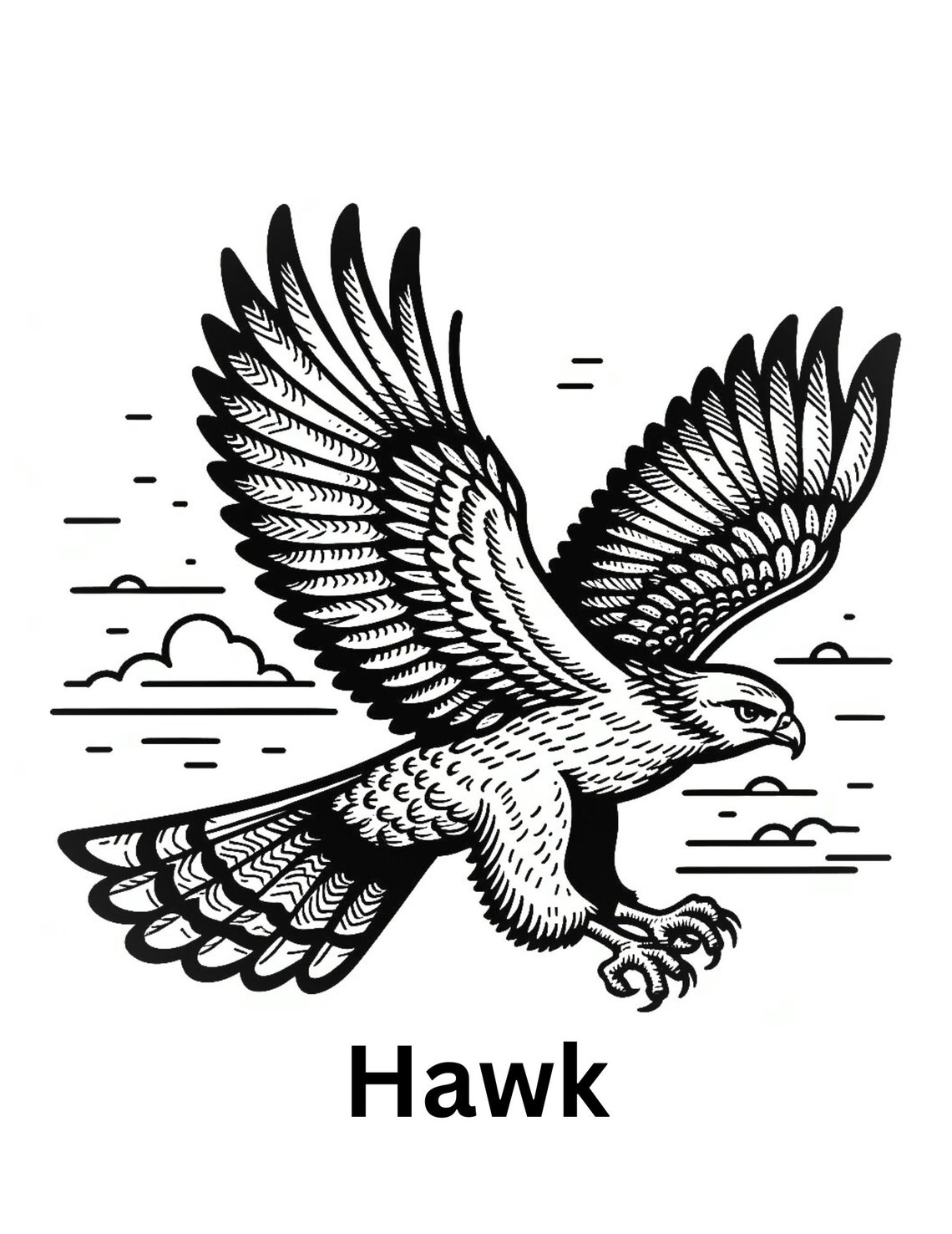 10 Bird Coloring Pages - Etsy