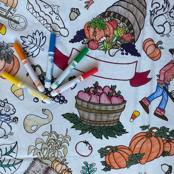 Fall Tablecloth - Etsy