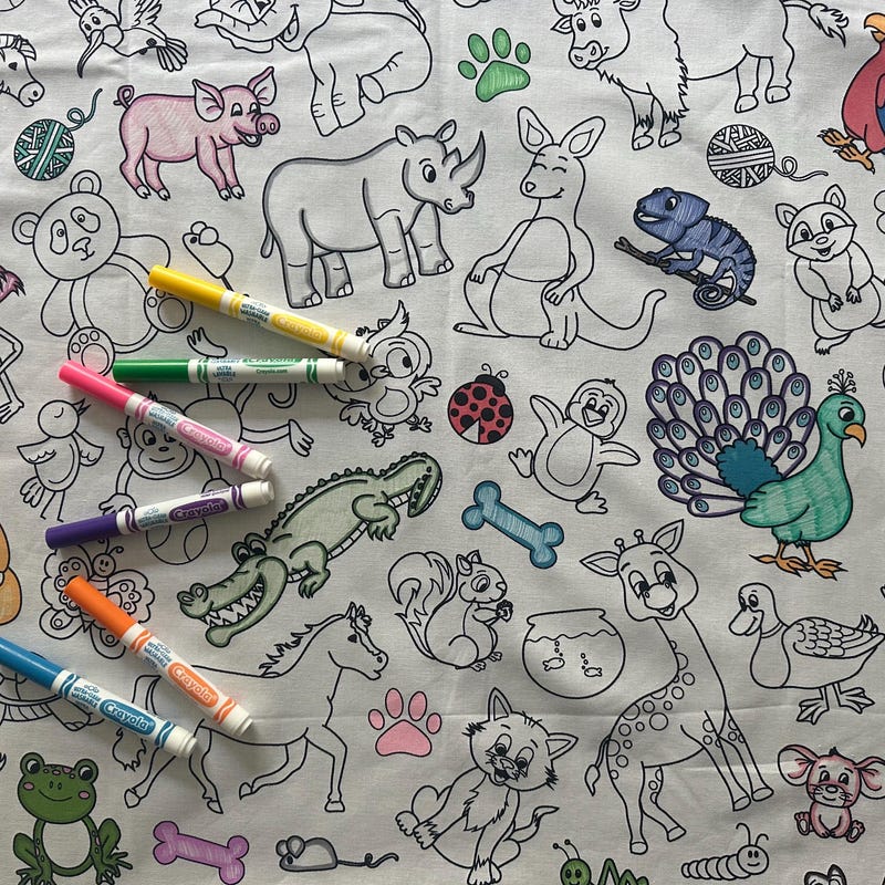 Animal Tablecloth - Etsy