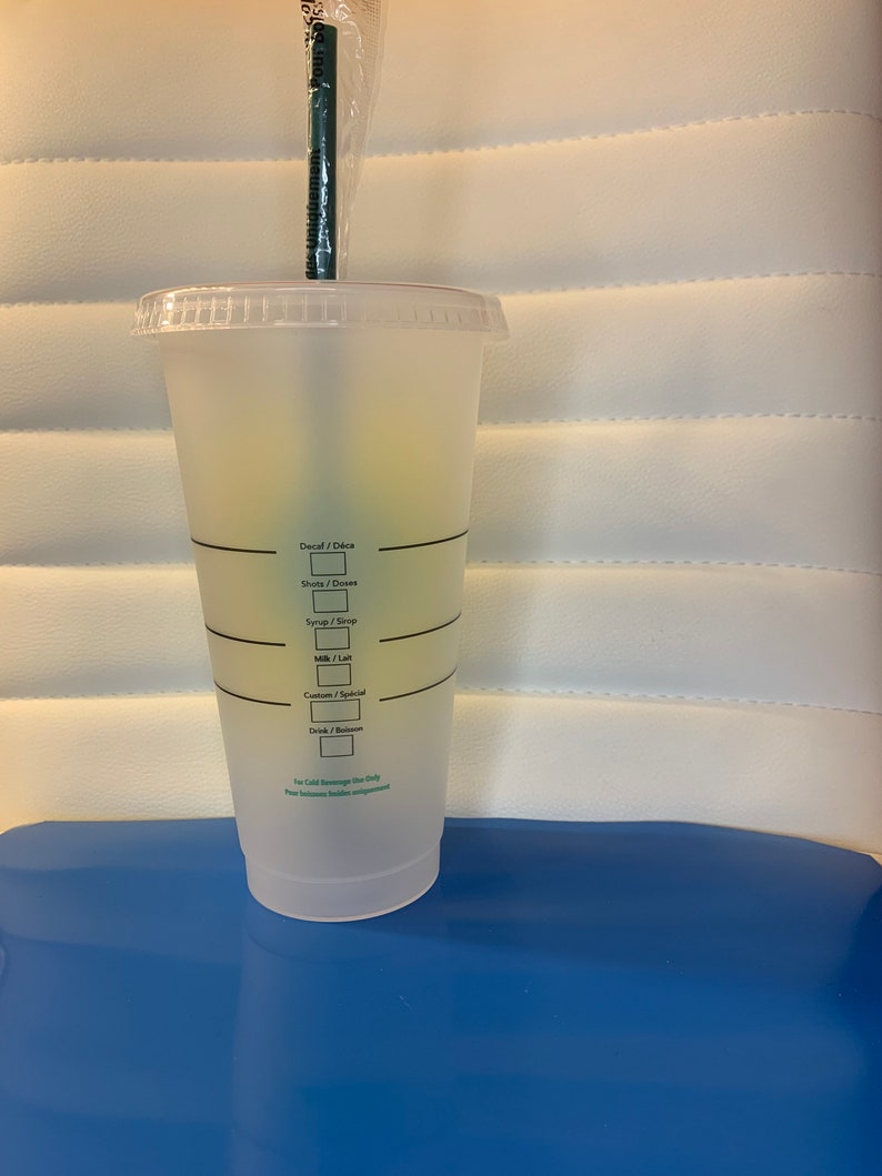 Starbucks sunflower personalized cup