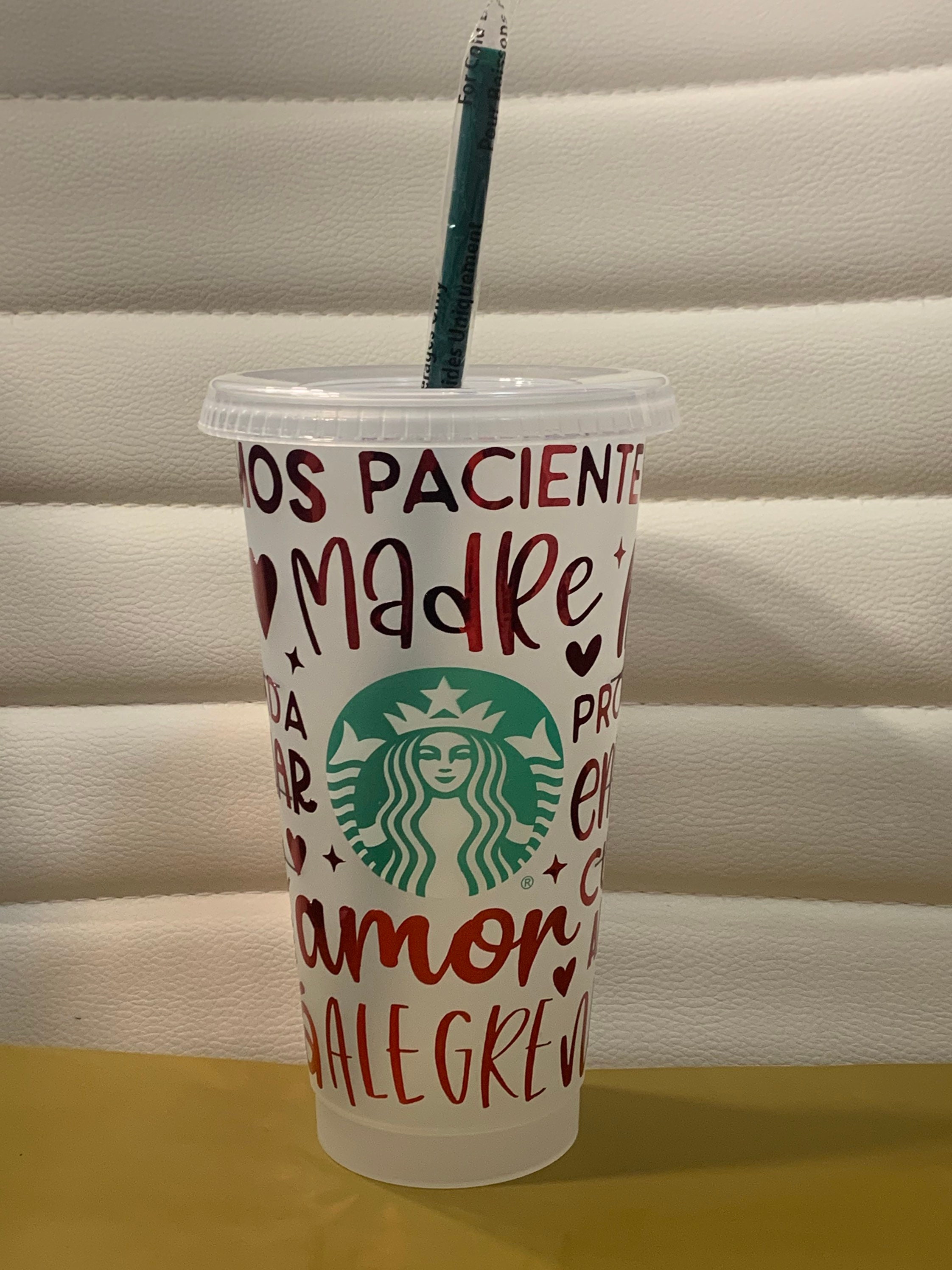 Starbucks Mother Day cup/ día de la madre vaso inglés/español Etsy