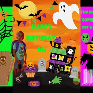 Custom Halloween Theme Chip Bag Design,  Halloween Party, Kids Party, Halloween Kids Party