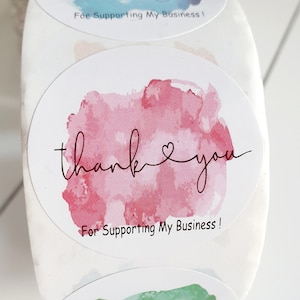 Thank you stickers, small business stickers, Holographic stickers, packaging stickers, thank you stickers Envelope seal, Baking Stickers