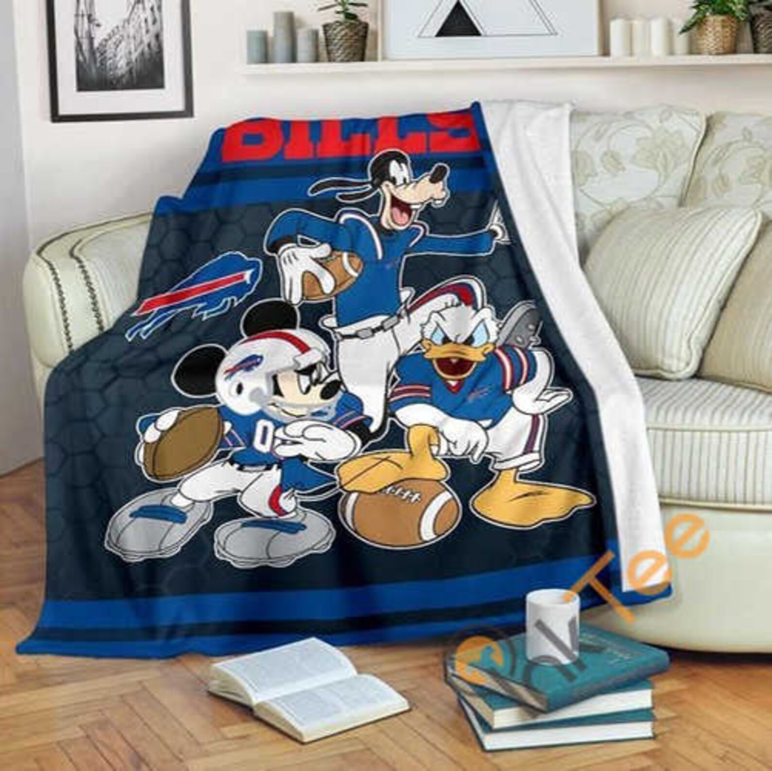 Team Buffalo Bills BlanketBuffalo Bills Legends 01 Blanket Etsy